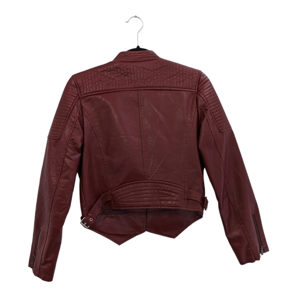 Vegan Leather Jacket - Picture 2 of 2